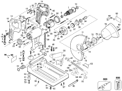DEWALT Ersatzteile SCHROTSÄGE DW870 Typ: 3 QU
