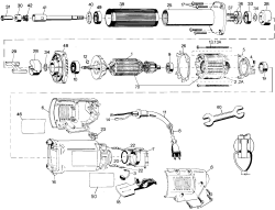 DEWALT Ersatzteile FORMSCHLEIFER DW887 Typ: 1 QU
