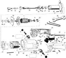 DEWALT Ersatzteile FORMSCHLEIFER DW888 Typ: 1 QU