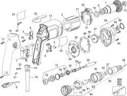 DEWALT Ersatzteile SCHRAUBENDREHER DW255 Typ: 1 QU