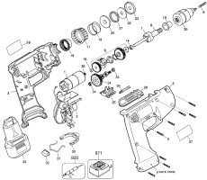 DEWALT Ersatzteile DW944K Typ: 1 QU