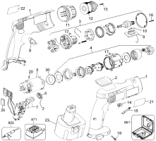 DEWALT Ersatzteile DW961K-2 Typ: 1 QU