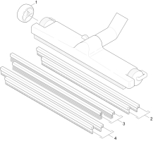 KÄRCHER Professional Ersatzteile Sauger NT 72/2 ECO Tc DE 1.667-151.0 Bodenduese