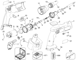 DEWALT Ersatzteile DW979K Typ: 1 QW