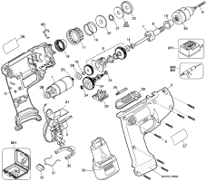 DEWALT Ersatzteile DW945K Typ: 2 QU