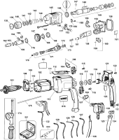 DEWALT Ersatzteile DREHHAMMER DW566K Typ: 1 QU
