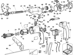 DEWALT Ersatzteile BOHRHAMMER DW505 Typ: 1 QU