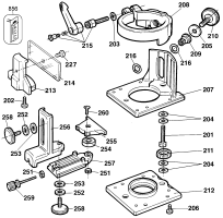 DEWALT Ersatzteile TRIMMER, FESTE BODEN DW6705 Typ: 1 QU