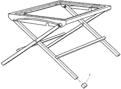 DEWALT Ersatzteile BEINSTÄNDER DW7440 Typ: 1 QU