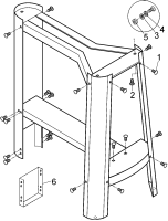 DEWALT Ersatzteile BEINSTÄNDER DW7880 Typ: 1 QU
