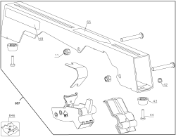 DEWALT Ersatzteile BEINSTÄNDER DWX724 Typ: 30 QU