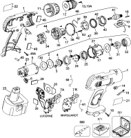 DEWALT Ersatzteile DW991K Typ: 1 QU