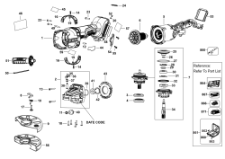 DEWALT Ersatzteile WINKELSCHLEIFER DCG418N Typ: 2 XJ