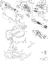 DEWALT Ersatzteile GEHRUNGSSÄGE DW704 Typ: 4 QS