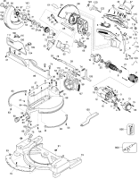 DEWALT Ersatzteile GEHRUNGSSÄGE DW705 Typ: 4 QS