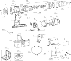 DEWALT Ersatzteile DW984K-2 Typ: 1 QU