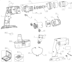 DEWALT Ersatzteile DW985K-2 Typ: 1 QU