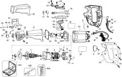 DEWALT Ersatzteile SÄBELSÄGE DW303MK Typ: 1 QU