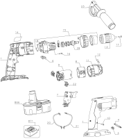 DEWALT Ersatzteile DW989K2 Typ: 1 QW