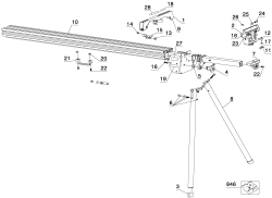 DEWALT Ersatzteile GEHRUNGSSÄGENSTÄNDER DW723 Typ: 1 QU