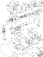 DEWALT Ersatzteile FLACHDÜBELFRÄSE DW682K Typ: 2 QS