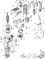 DEWALT Ersatzteile MEISSELHAMMER D25850K Typ: 1 QU