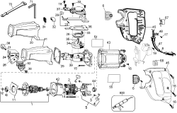 DEWALT Ersatzteile SÄBELSÄGE RS3100 Typ: 1 QS