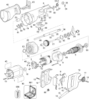DEWALT Ersatzteile SCHNITTSÄGE TS812EK Typ: 1 QS