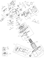 DEWALT Ersatzteile STAUBSAUGER DC500 Typ: 1 QU