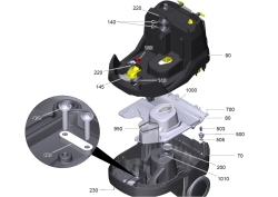 KÄRCHER Professional Ersatzteile Bodenreiniger BR 45/22 C Bp Pack Fleet EU 1.783-465.0 Chassis kpl. 45/22 C Fleet EU
