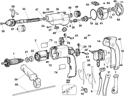 DEWALT Ersatzteile BOHRER DW241 Typ: 2 QS