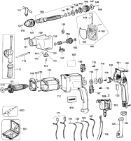 DEWALT Ersatzteile BOHRHAMMER DW515K Typ: 3 QU