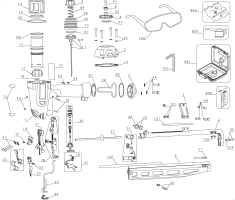 DEWALT Ersatzteile 63 MM STIFT NAGLER D51256K Typ: 2 XJ