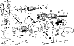 DEWALT Ersatzteile POLIERER DW849 Typ: 2 QU
