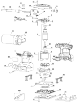 DEWALT Ersatzteile SCHLEIFER D26441 Typ: 1 QS