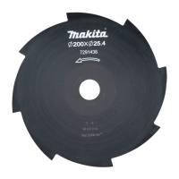 Makita Zubehör 8-Zahn-Wirbelblatt