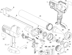 DEWALT Ersatzteile DC547B Typ: 1 QU