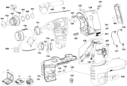 DEWALT Ersatzteile DREHBOHRHAMMER DC228KL Typ: 1 QU