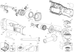 DEWALT Ersatzteile KLEINER WINKELSCHLEIFER DC411 Typ: 1 XJ