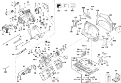 DEWALT Ersatzteile DWS520K Typ: 1 QU