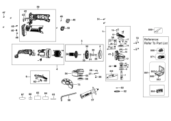 DEWALT Ersatzteile KLEINER WINKELSCHLEIFER DCG406N Typ: 2 XJ