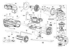 DEWALT Ersatzteile KLEINER WINKELSCHLEIFER DWE4369 Typ: 2 QS