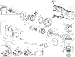 DEWALT Ersatzteile DC413K Typ: 2 XJ
