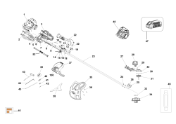 DEWALT Ersatzteile RASENTRIMMER DCM571 Typ: 1 QW