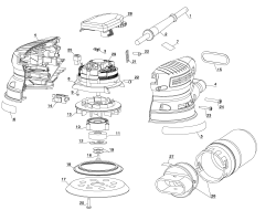 DEWALT Ersatzteile ZWEIHANDSCHLEIFER D26456 Typ: 1 QU
