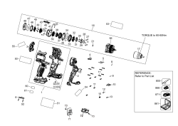 DEWALT Ersatzteile BOHRER/ANTRIEB DCD800E2T Typ: 2 QW