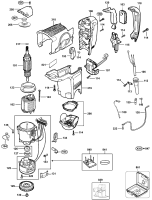 DEWALT Ersatzteile DREHHAMMER D25650K Typ: 3 QU