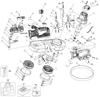 DEWALT Ersatzteile DCS370B Typ: 1 QU