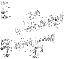 DEWALT Ersatzteile DCS381 Typ: 1 QU
