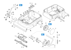 KÄRCHER Professional Ersatzteile Bodenreiniger BR 40/25 C Bp Pack  EU 1.515-301.0 Rahmen BR